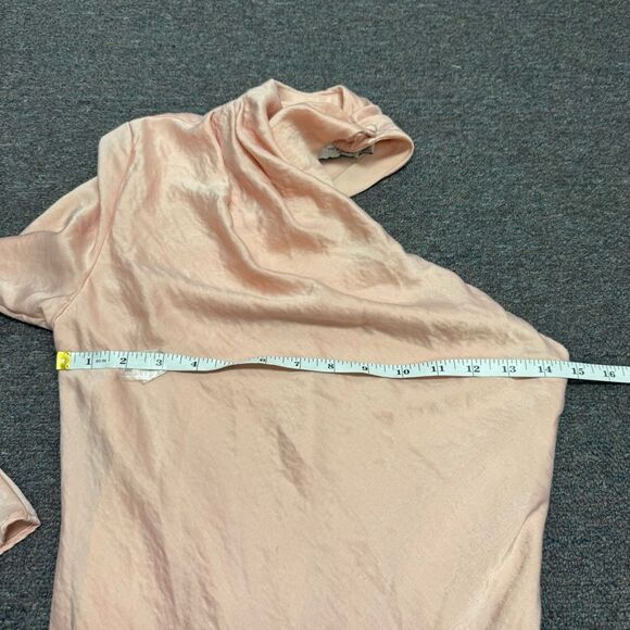 Significant Other Rihanna Asymmetrical One Sleeve Formal Maxi Dress Size 4 - Picture 6 of 6